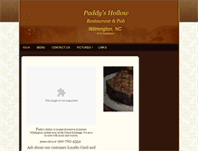Tablet Screenshot of paddyshollow.com